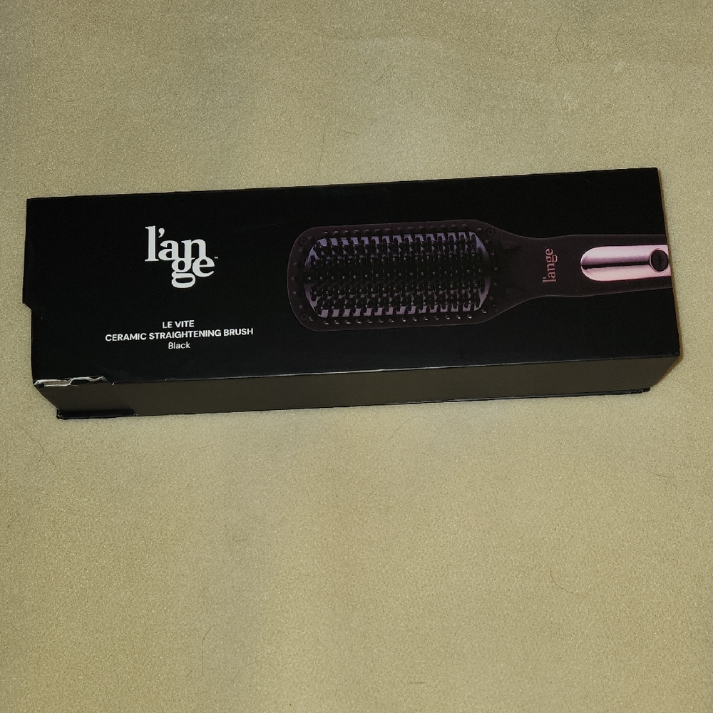 Lange Le Vite Black Ceramic Straightening Brush